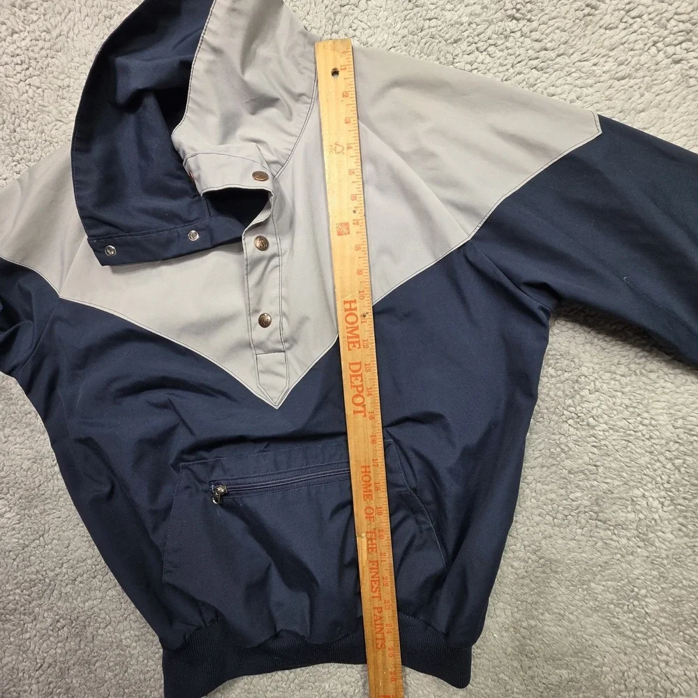 Men's Vintage 90's Powderhorn Mountaineering Colorblock Anorak Ski Jacket Sz Med - Picture 11 of 15